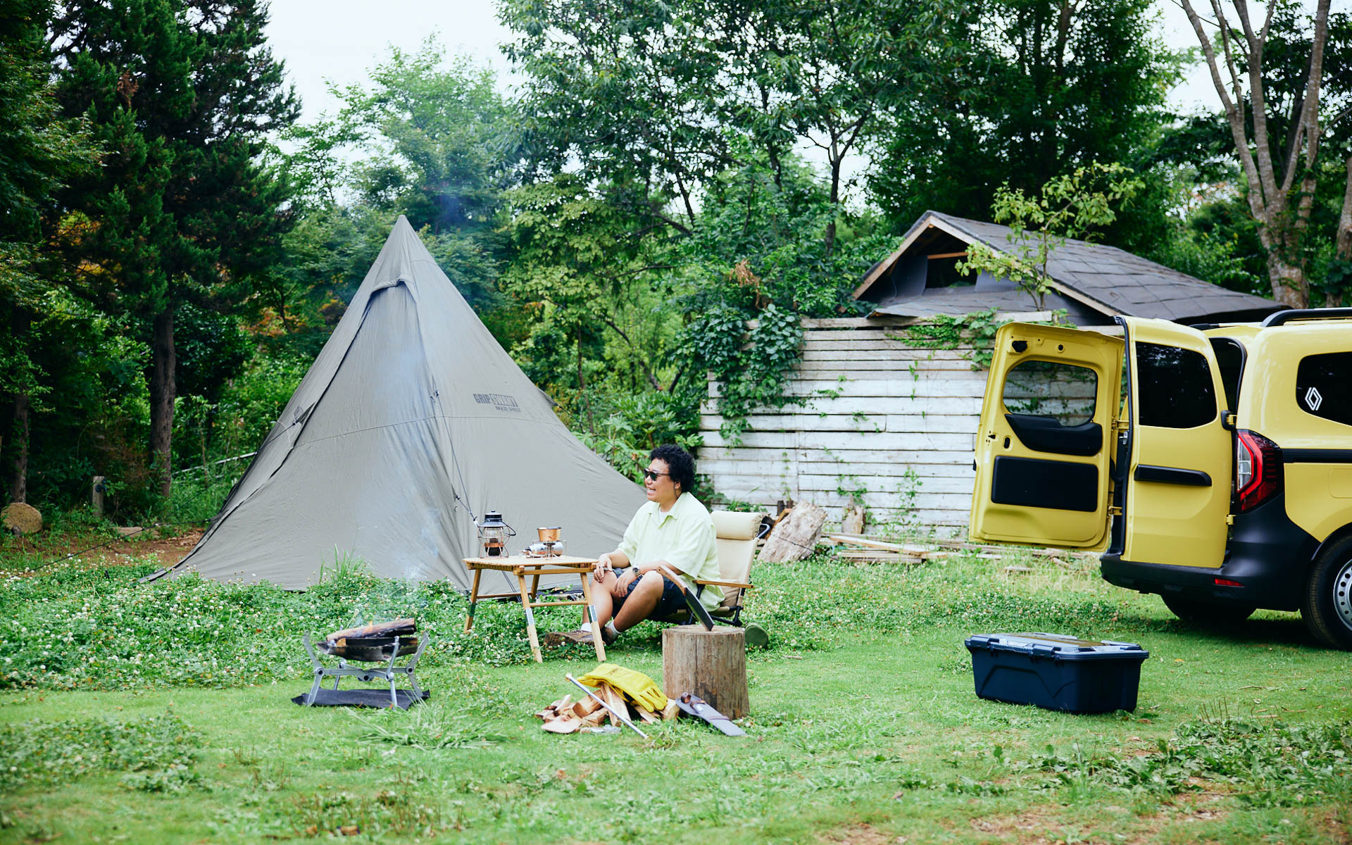 今回のアウトドアキットボックスは、焚火をテーマにしたキャンプに役立つグッズをセレクト