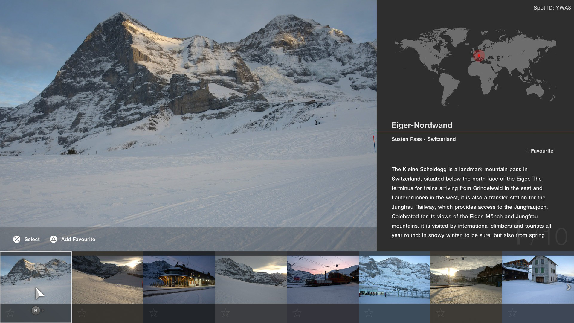 スケープスの特集追加：特集に「アイガー」を追加