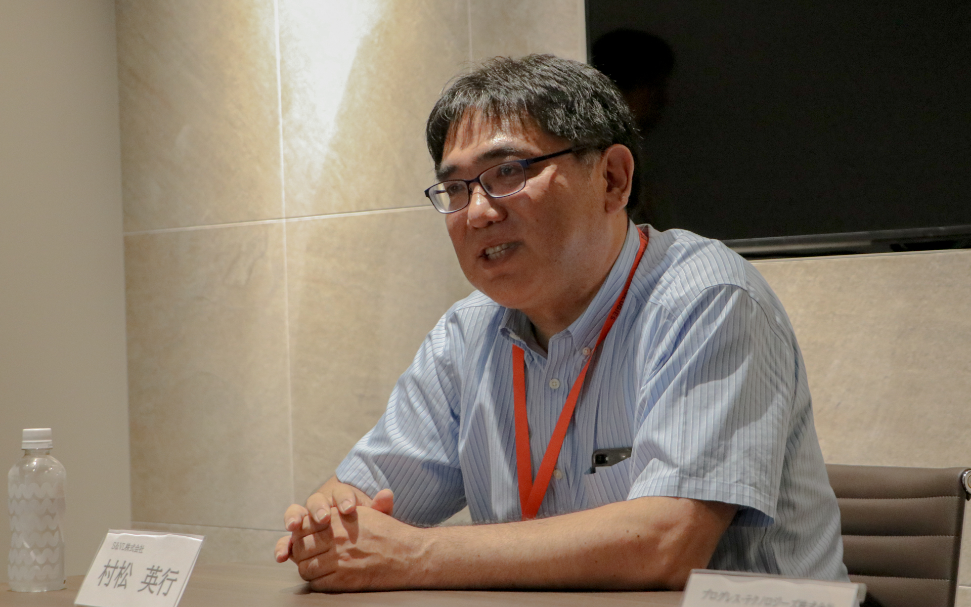 S＆VL代表取締役 村松英行氏。いすゞ自動車、日本ミシュランタイヤ、トヨタ自動車、ダッソー・システムズなどで、運動性能に関する実験CAE技術開発に従事し、2023年にS＆VLの代表取締役に就任