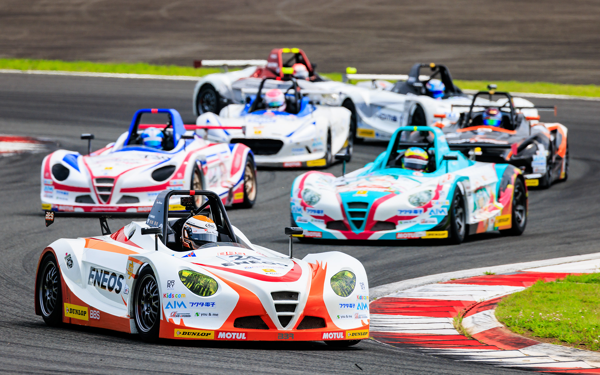 予選と第2戦を走ったユーズドタイヤでの決勝レース