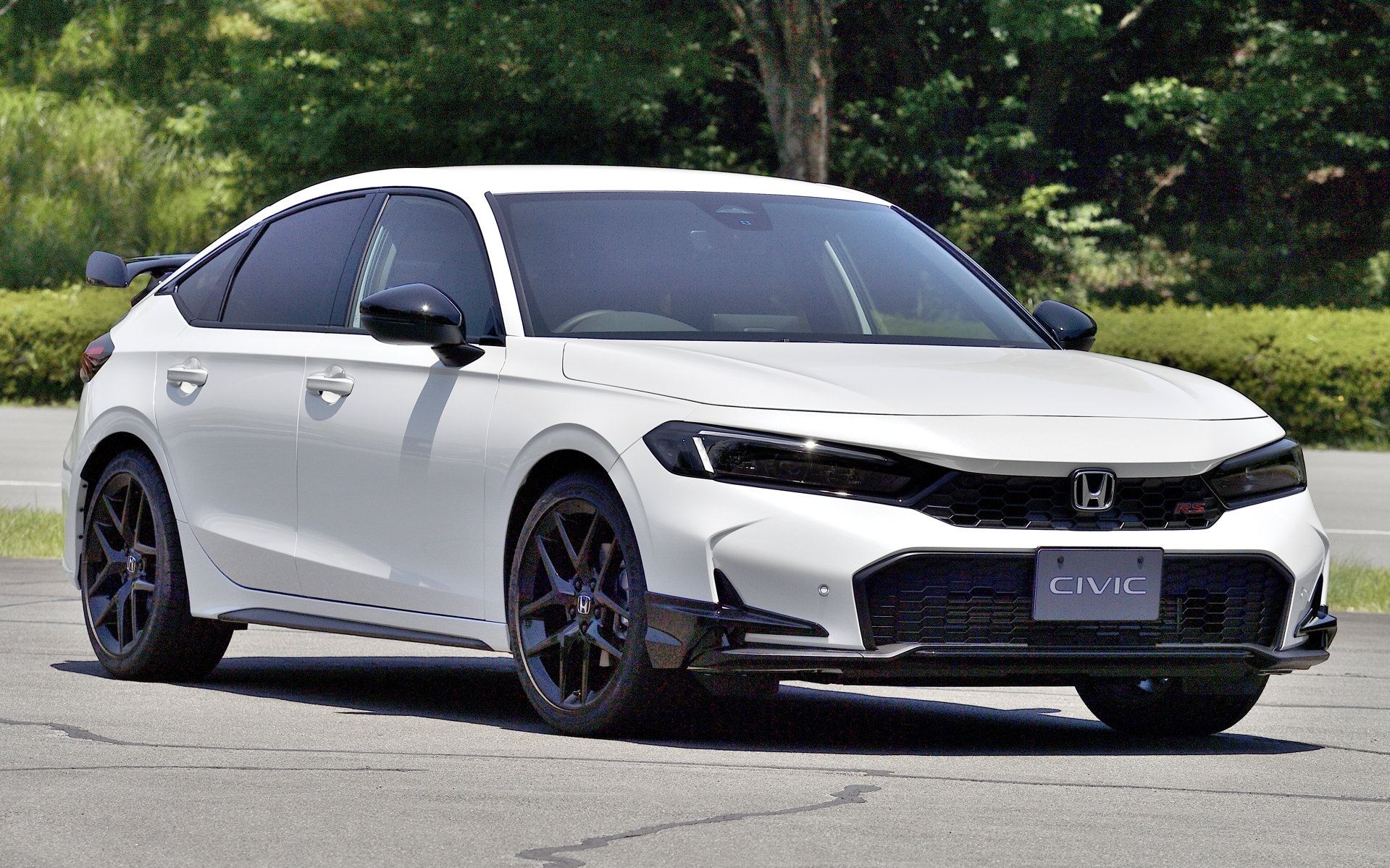 ホンダアクセスは秋にマイチェンを予定している「シビック」用純正アクセサリーの情報を公開した（写真のクルマはRSグレード）