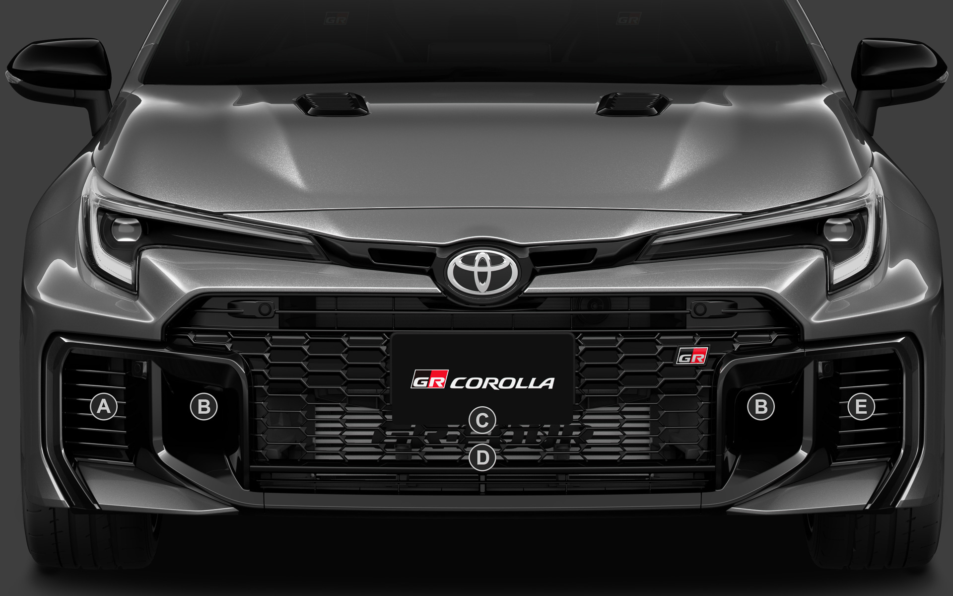 各種空気取り入れエリア