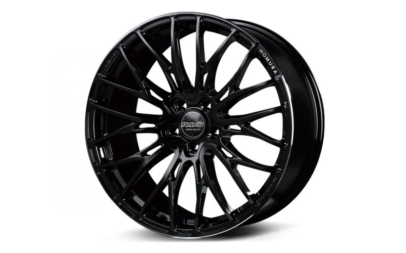 タイヤ・ホイール HOMURA RAYS HOMURA 2x7FT 20x8.5J 5/114.3 +45 YNJ ブラッククローム