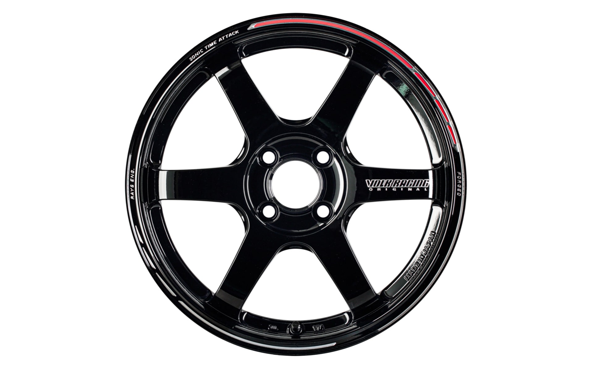 TE37 SONICの限定モデル「TIME ATTACK EDITION」はおなじみの骨太6本スポークを採用