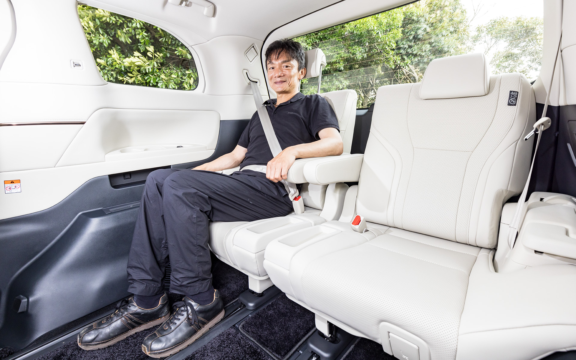 3列目シートも予想を超える乗り心地のよさだった