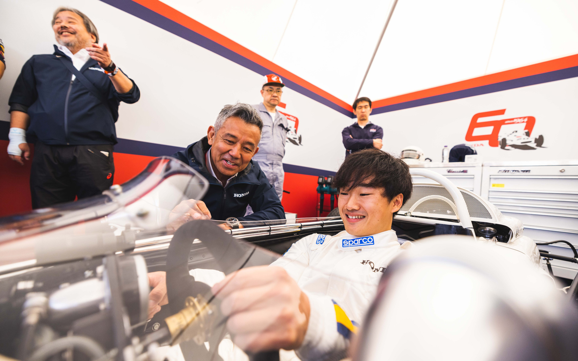 Goodwood Festival of Speed 2024で角田選手がドライブした「RA272」