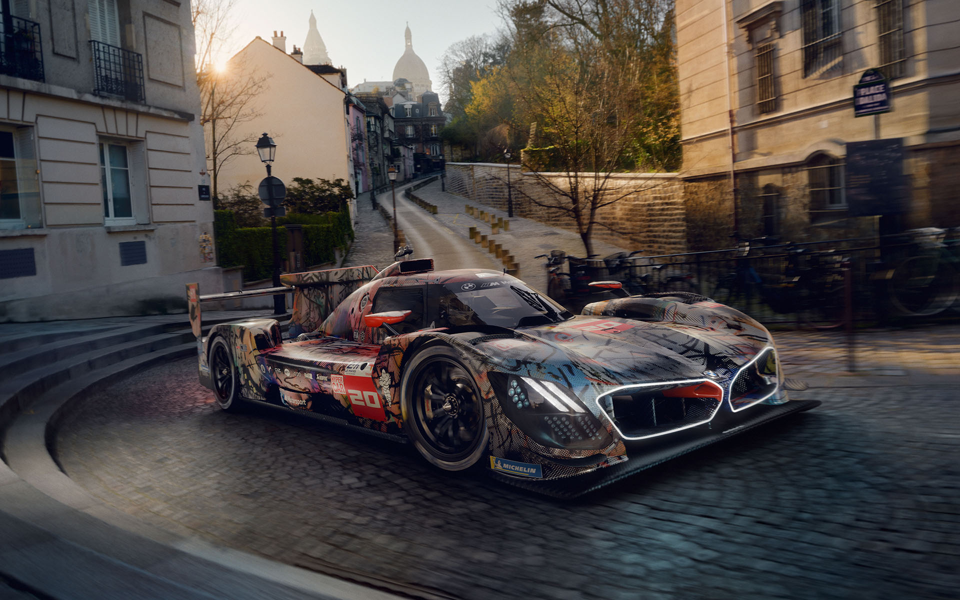 BMW M Hybrid V8：The 20th Art Car by Julie Mehretu