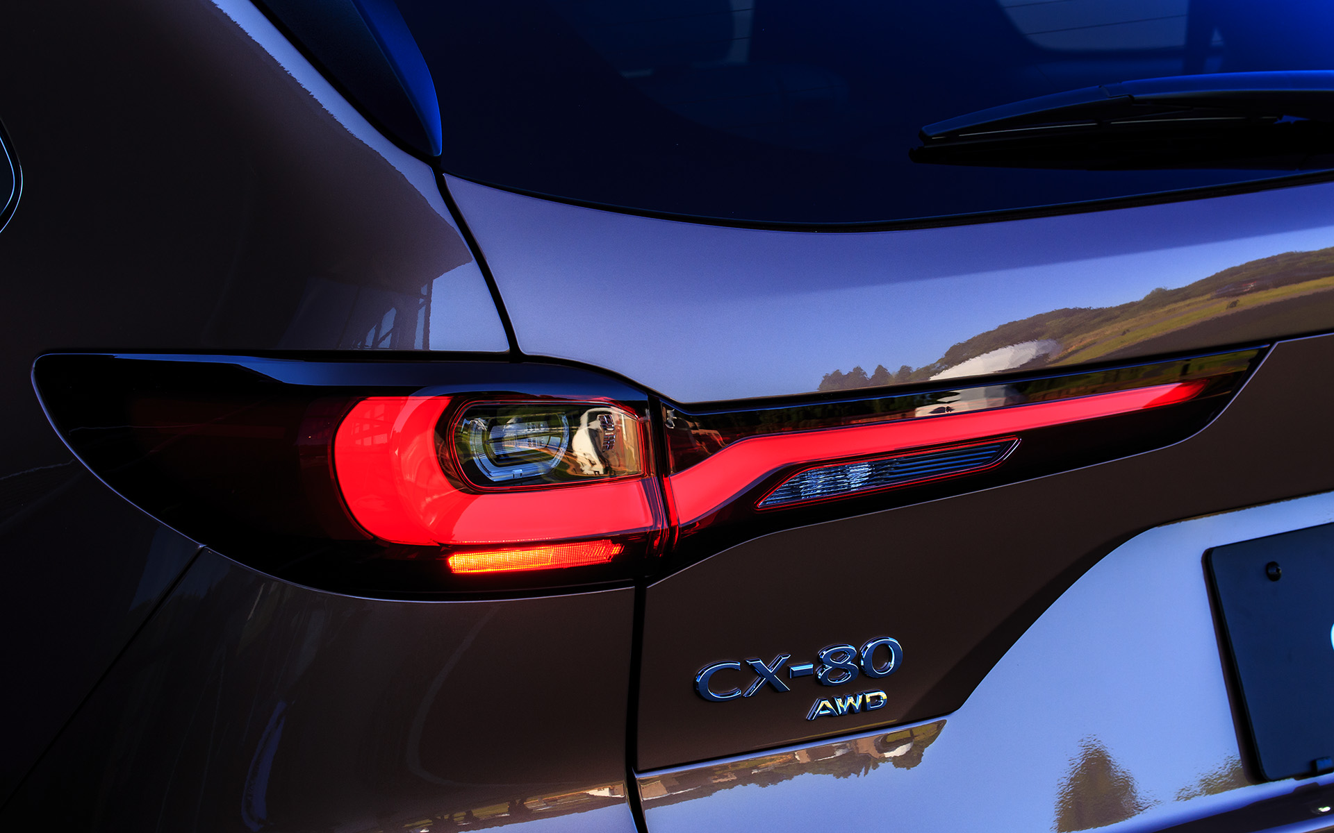 ブレーキ作動時