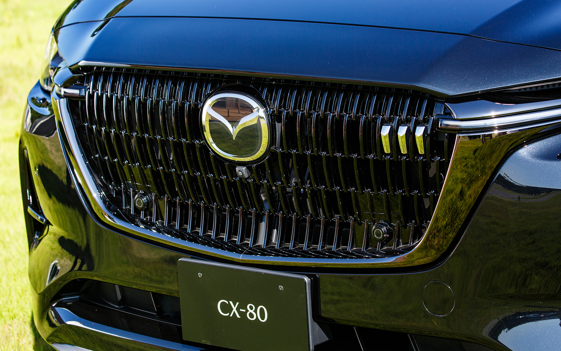 フロントグリルなどがピアノブラックとなる