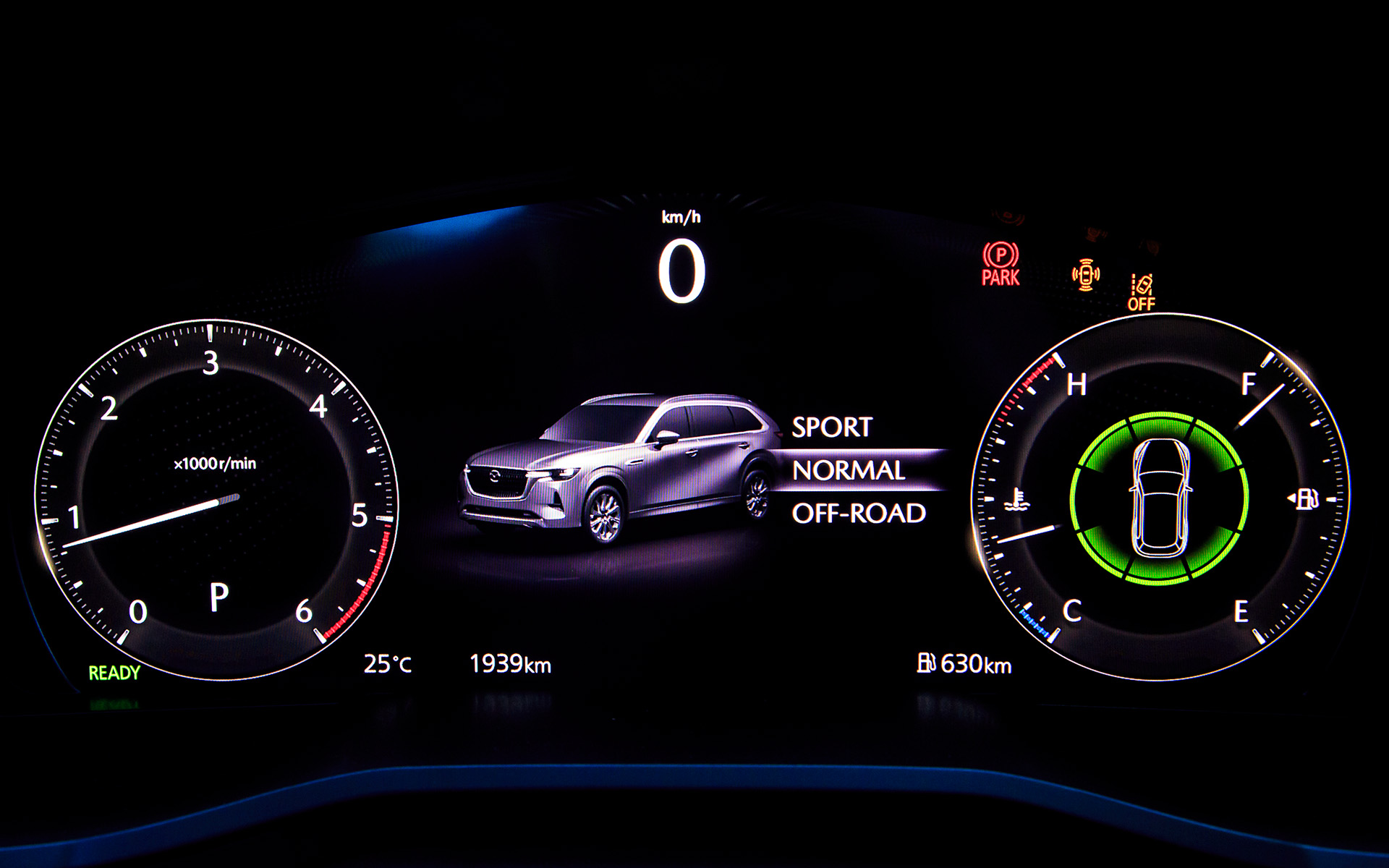 走行モードはノーマルのほかスポーツとオフロードを用意