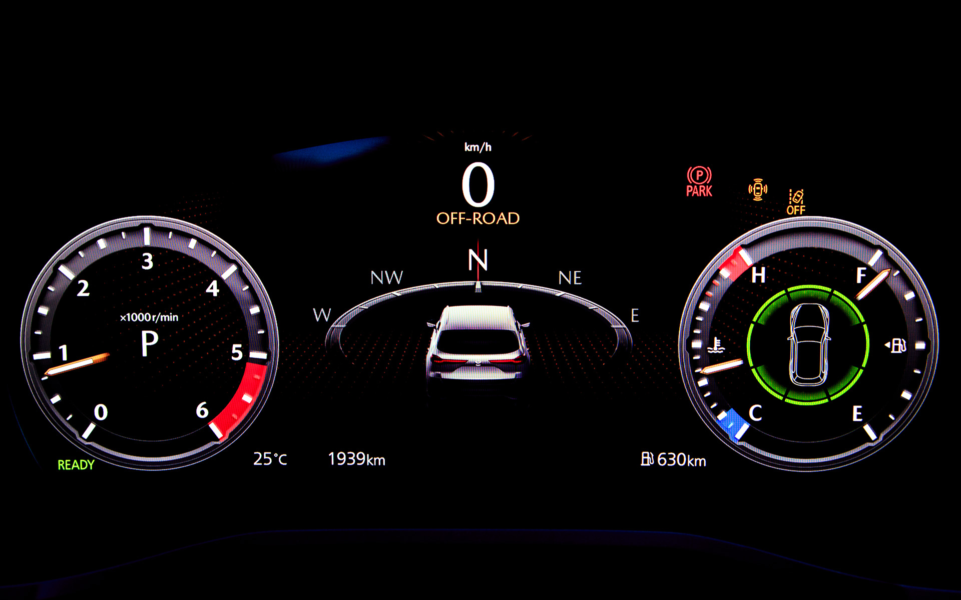 走行モードはノーマルのほかスポーツとオフロードを用意