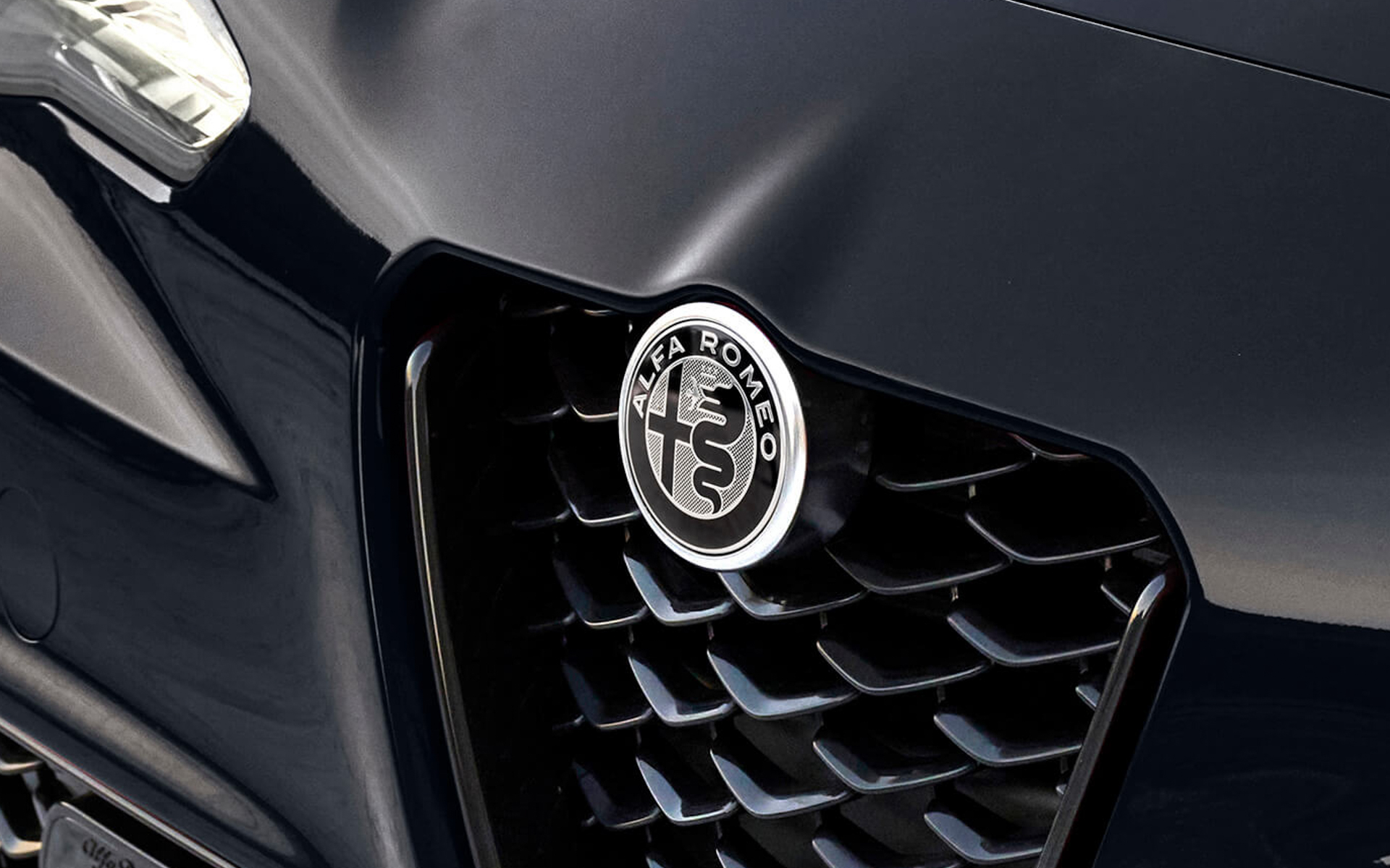 Alfa Romeo エンブレム フロント（ダーク）