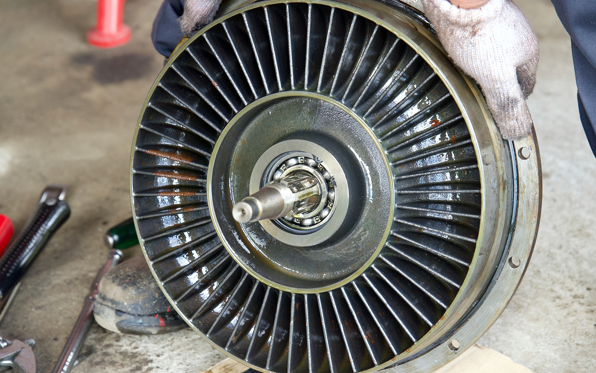 こちらは流体クラッチ