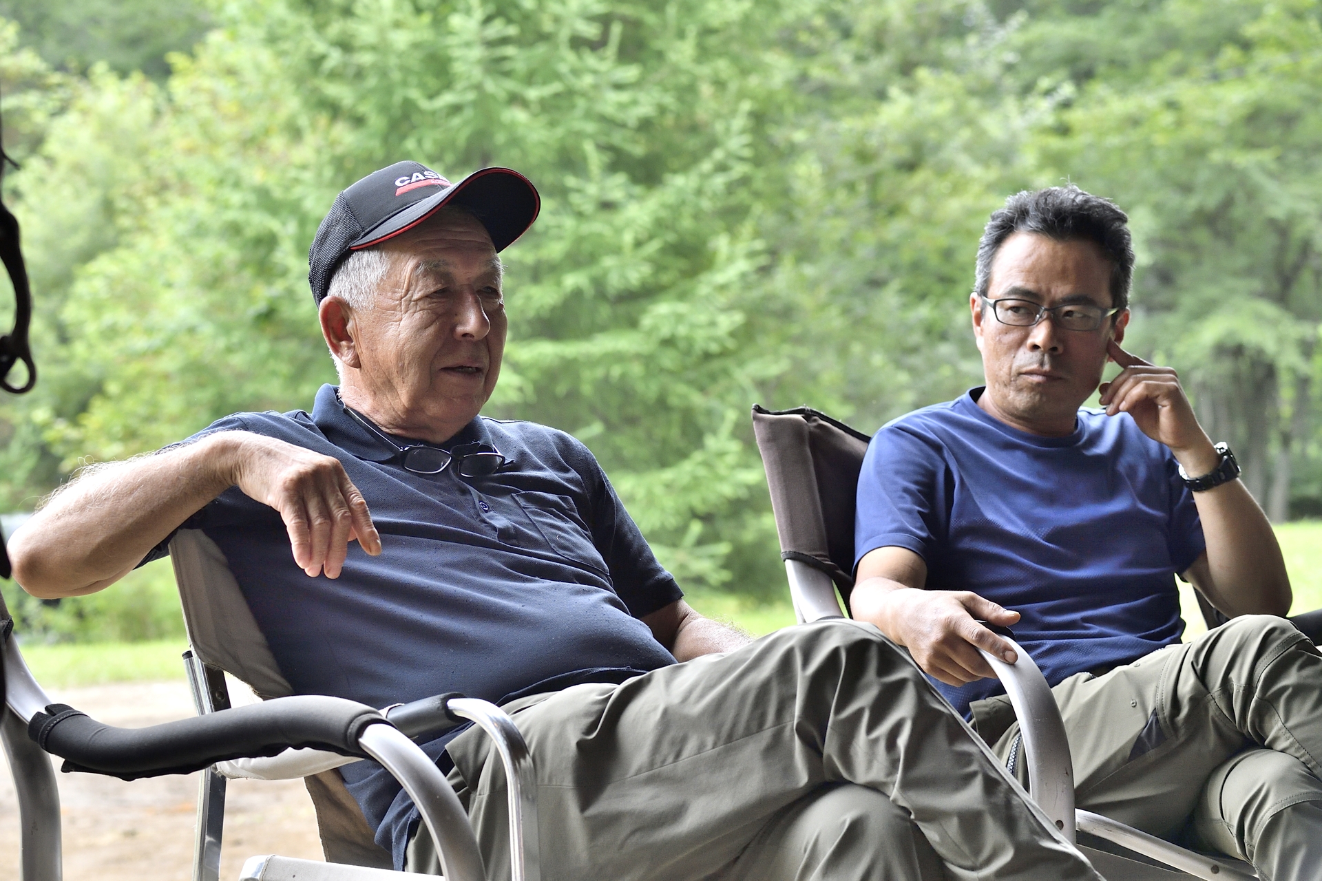 体験と経験の違いについて話した次郎さん（右）