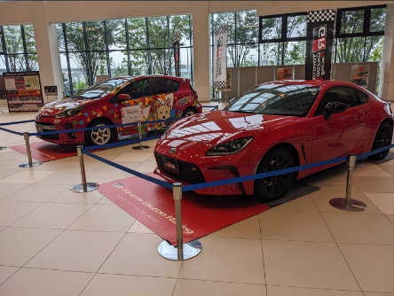 ラリーカーの実車展示も予定