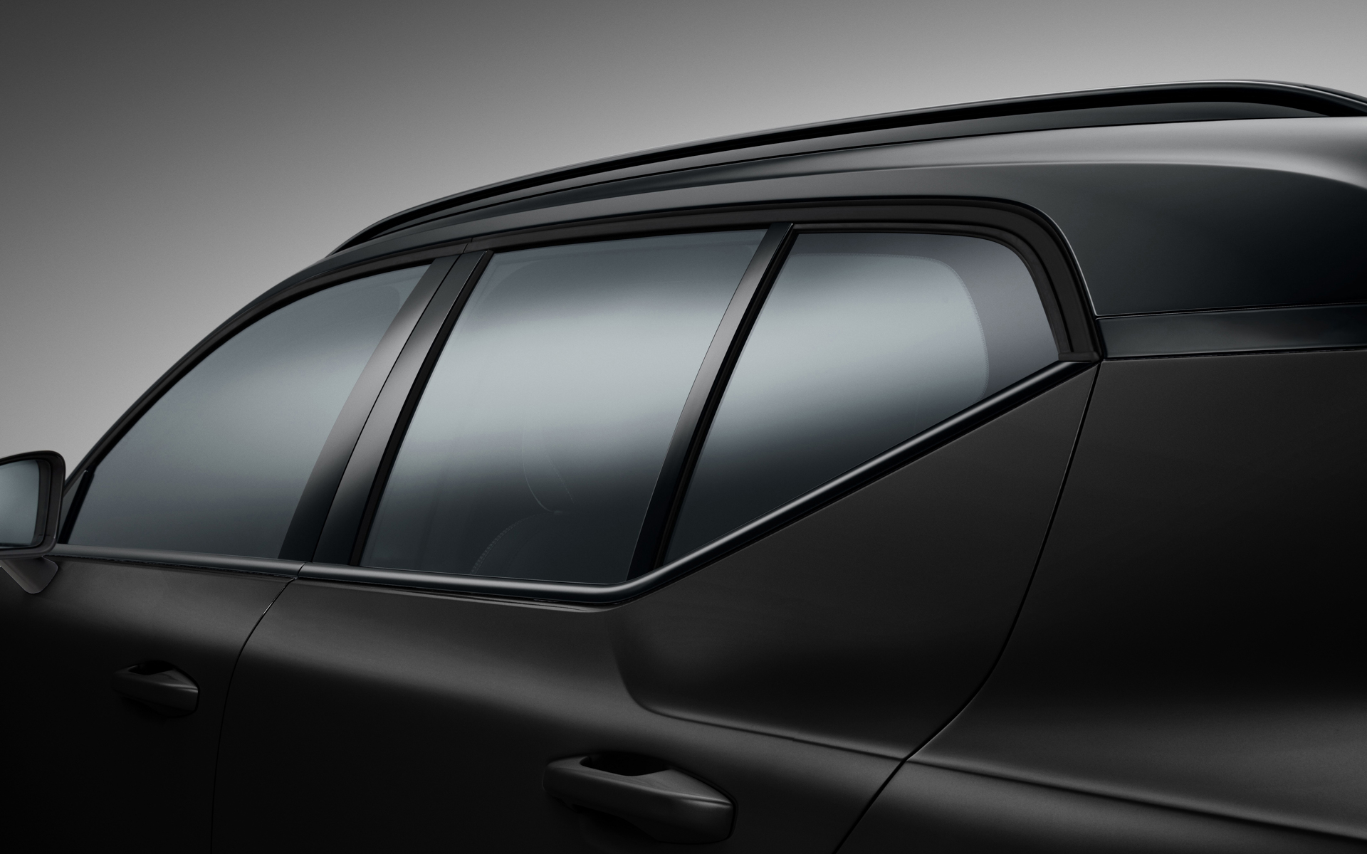 グロッシーブラック・サイドウインドー・トリム