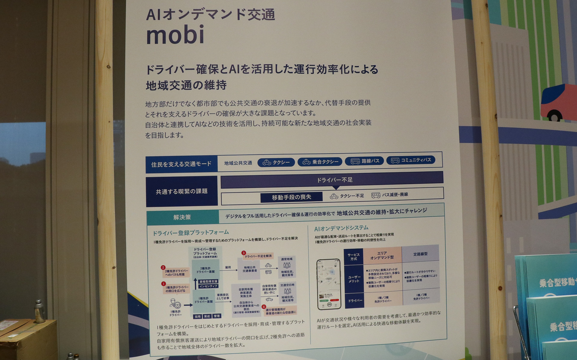 「mobi」に続き、地域交通の課題を解決する新サービスとしてドライバー登録プラットフォームが登場した