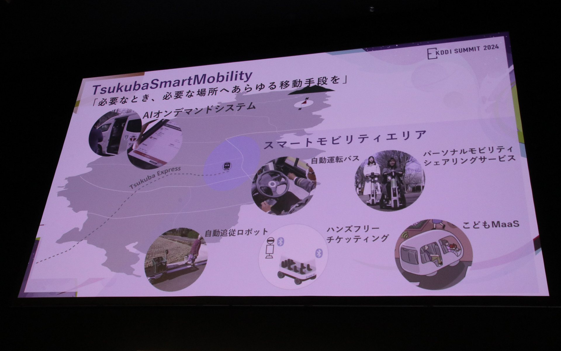 つくば市が取り組んでいる6種類のモビリティサービス