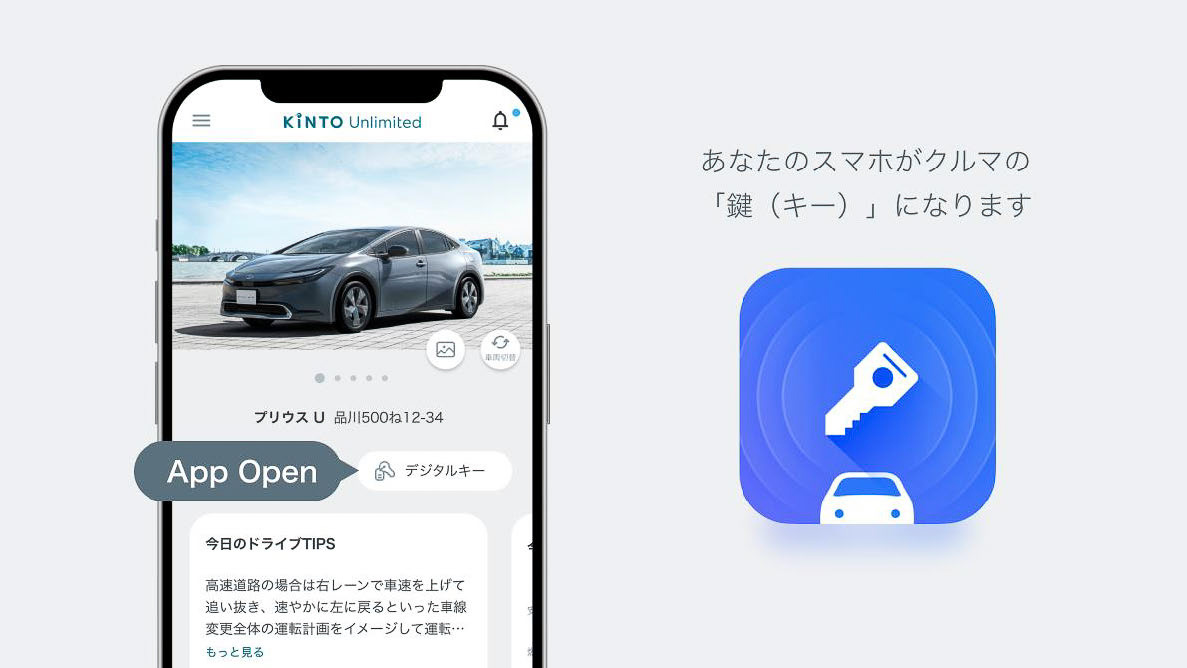 例として挙げられていたデジタルキー
