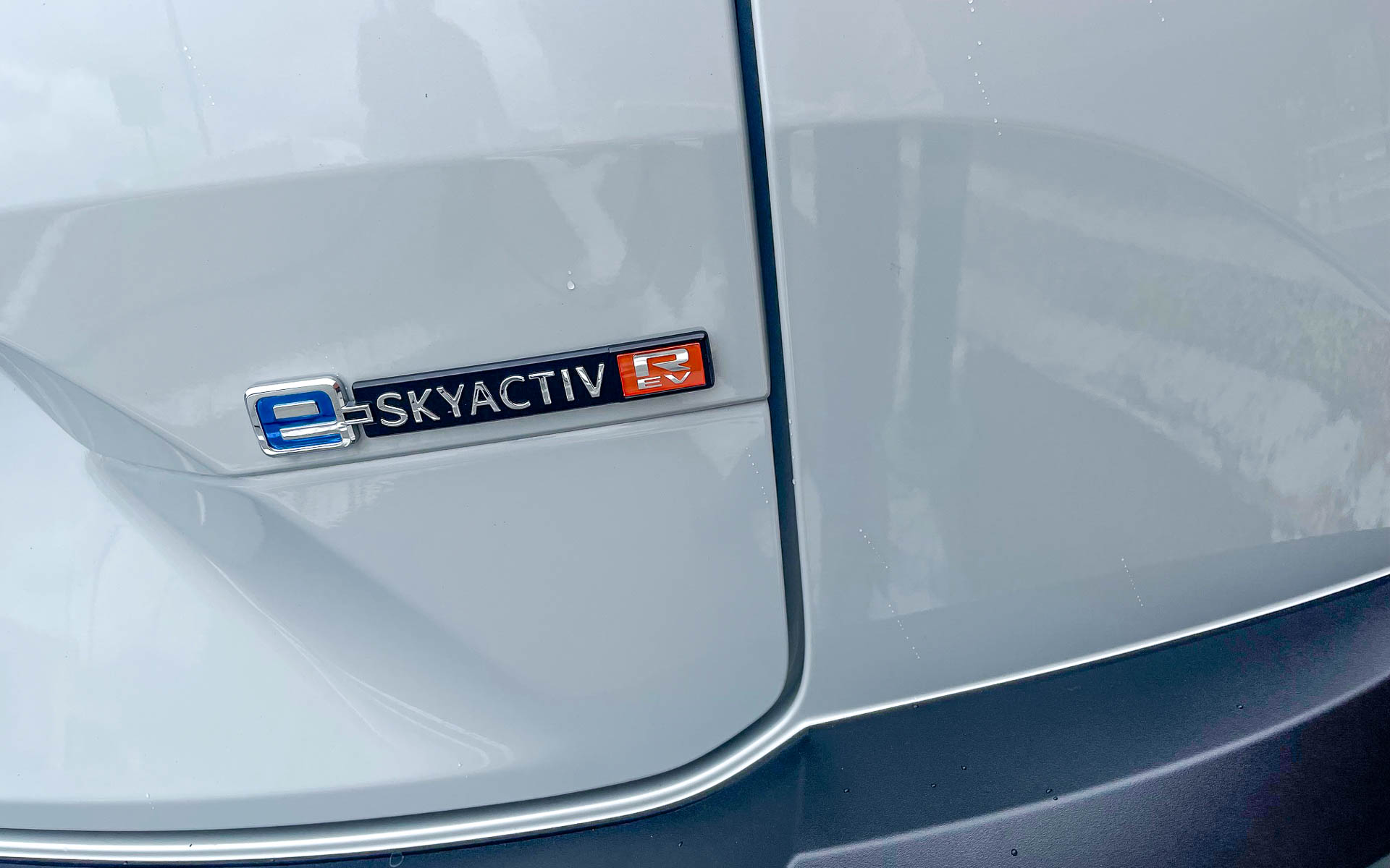 ボディサイドにつつましく取り付けられロータリーのエンブレム