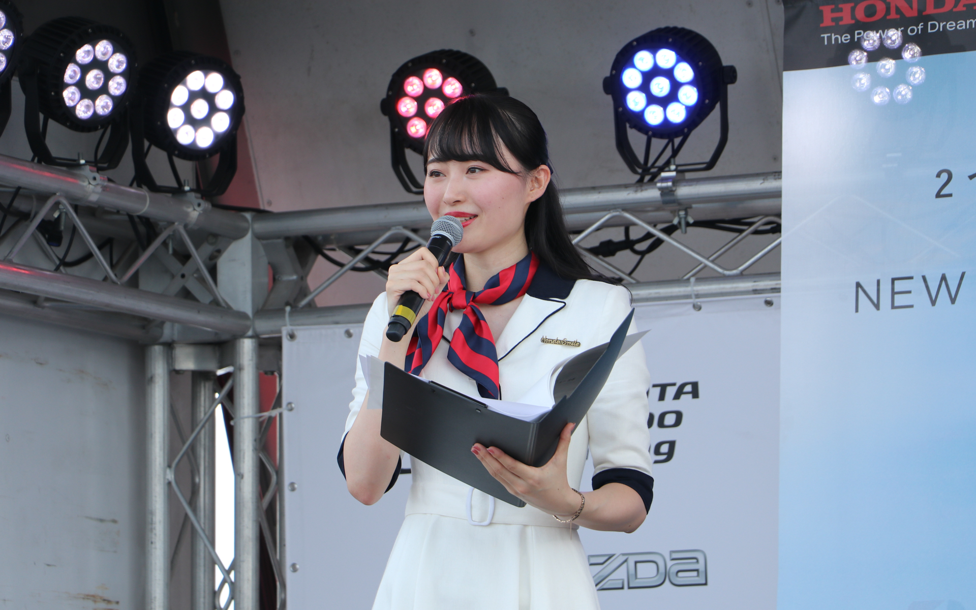 MCを務めたHondaスマイルの野村さん