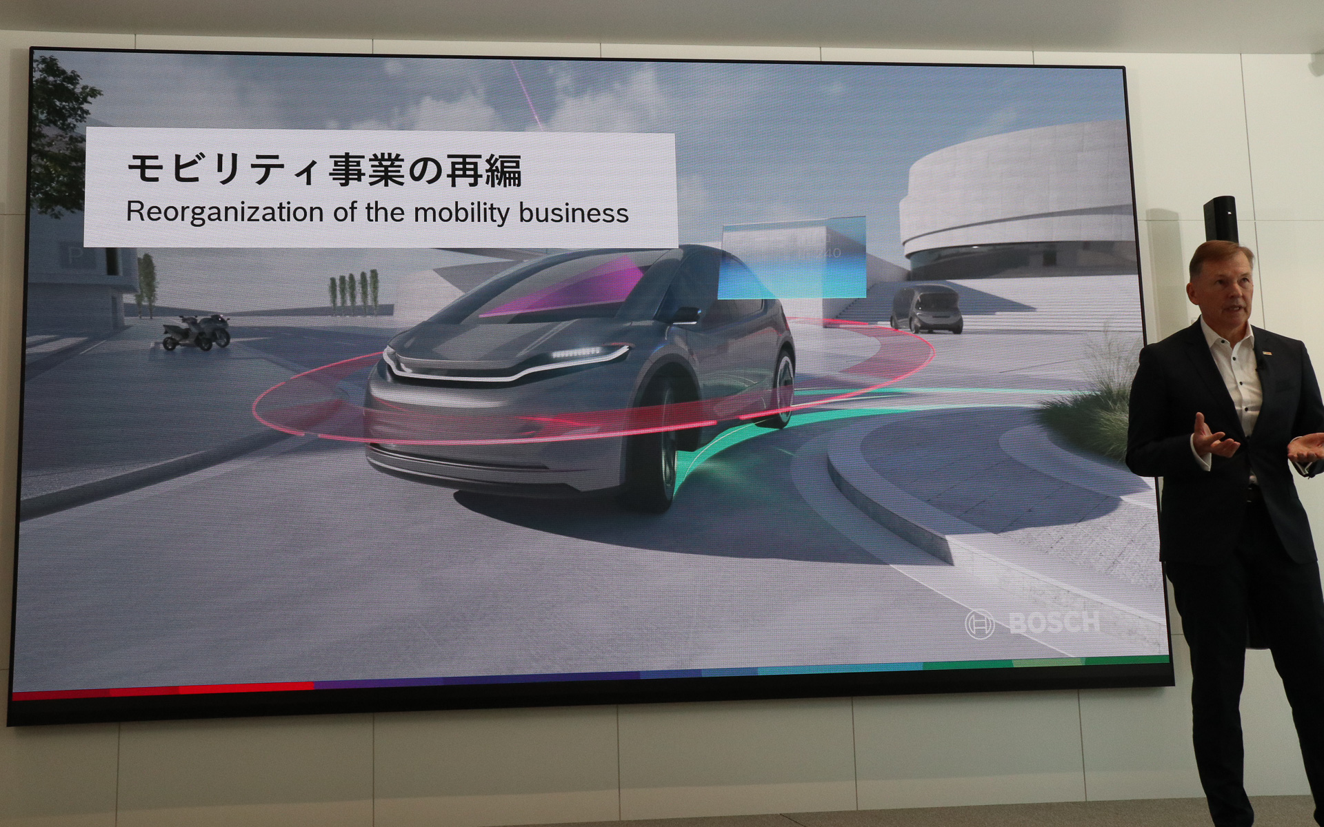 自動車業界の急変を受け、ボッシュはモビリティ事業を再編