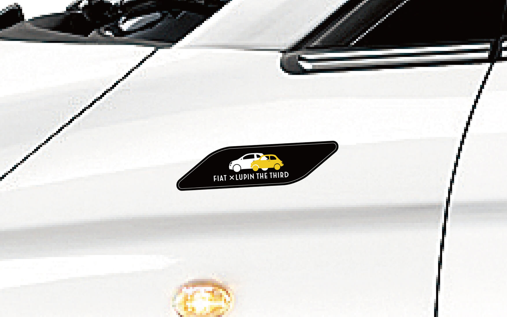 「FIAT×LUPIN THE THIRD」 バッヂ