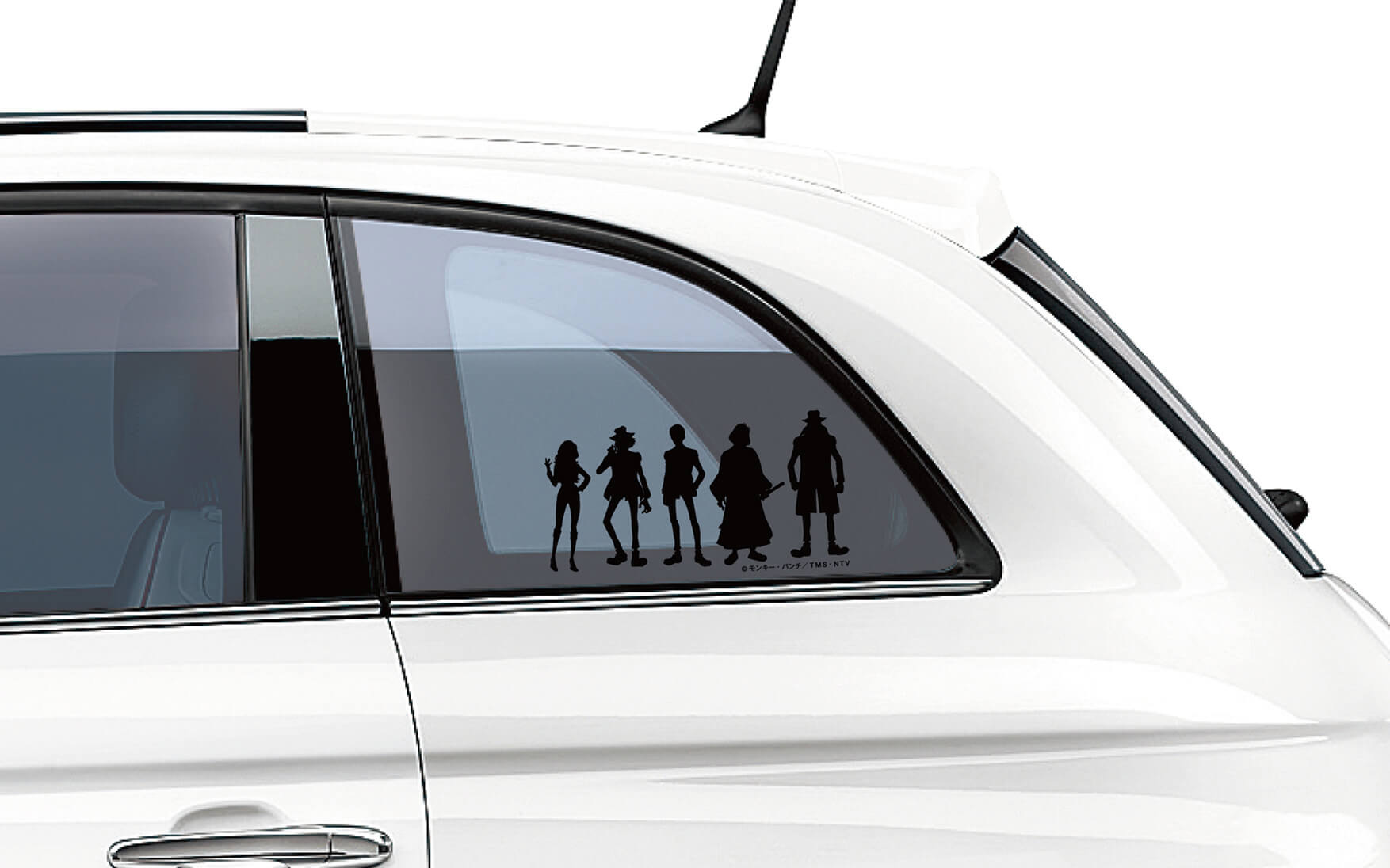チームルパンシルエット リアガラスデカール
