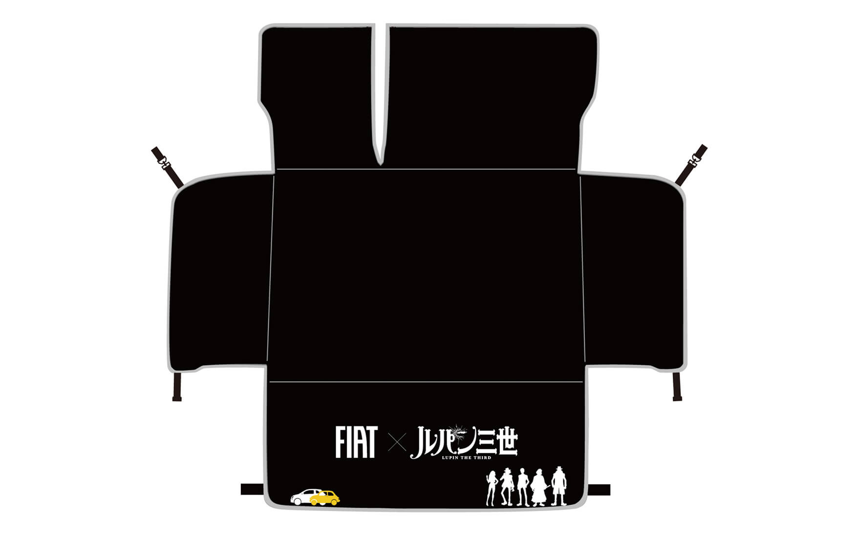 「FIAT×LUPIN THE THIRD」イラスト入りラゲージフルカバー
