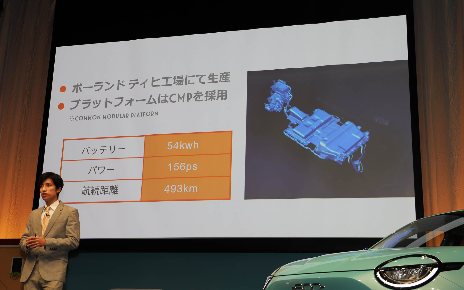 600eはこれまで500のガソリンモデルが生産されていたポーランドのティヒ工場で生産される