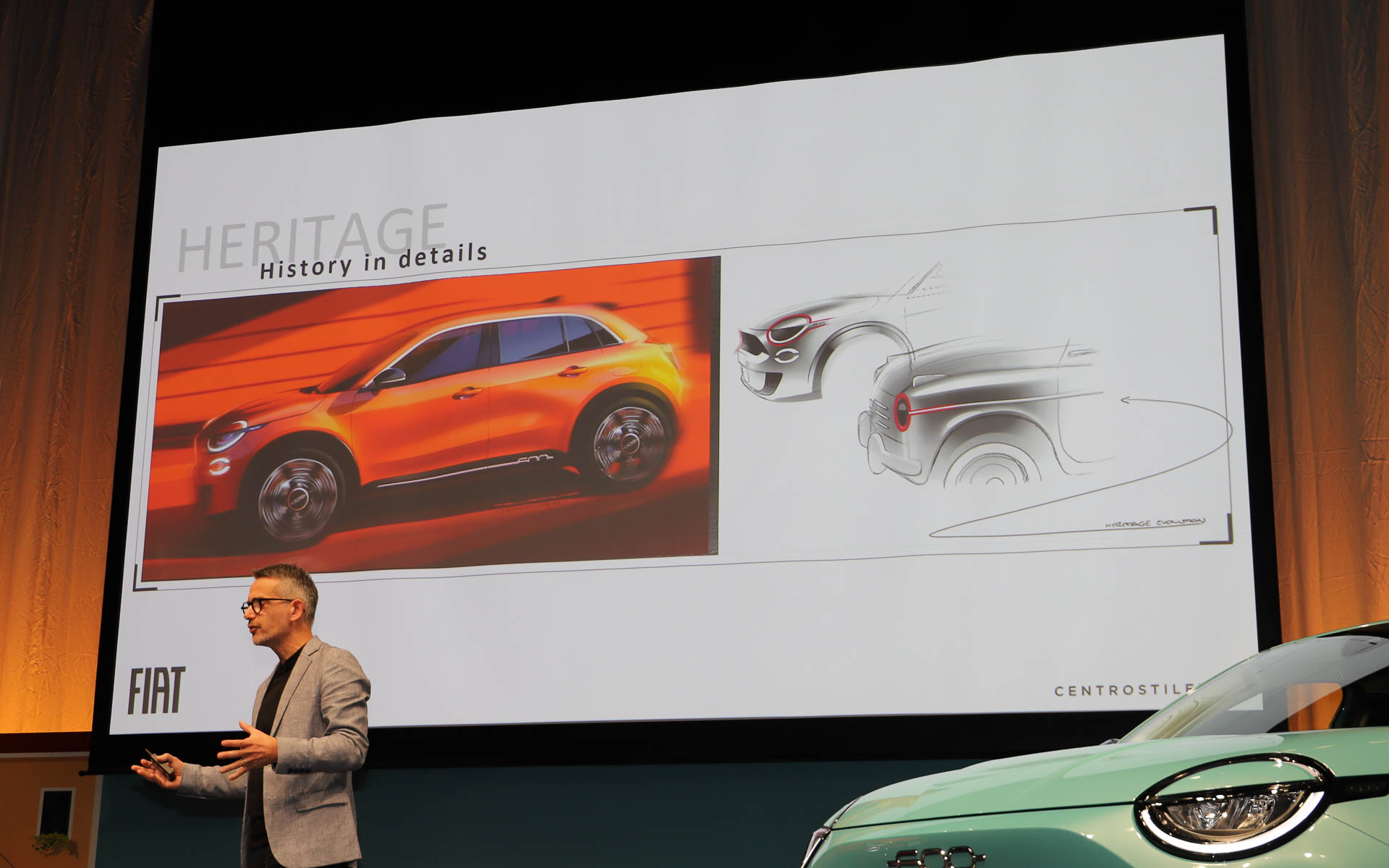 ルボワンヌ氏のプレゼンで紹介されたデザインスケッチ