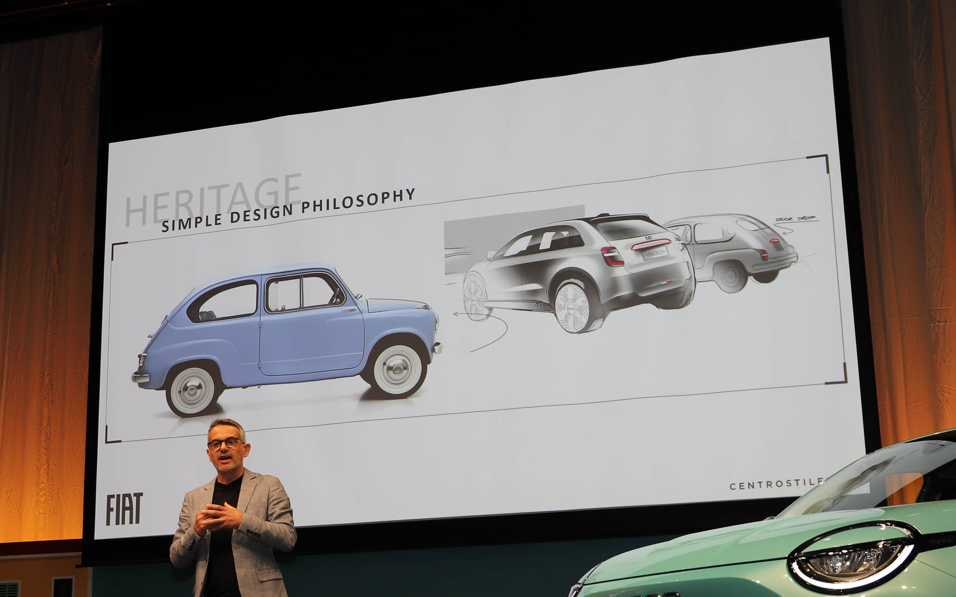 ルボワンヌ氏のプレゼンで紹介されたデザインスケッチ