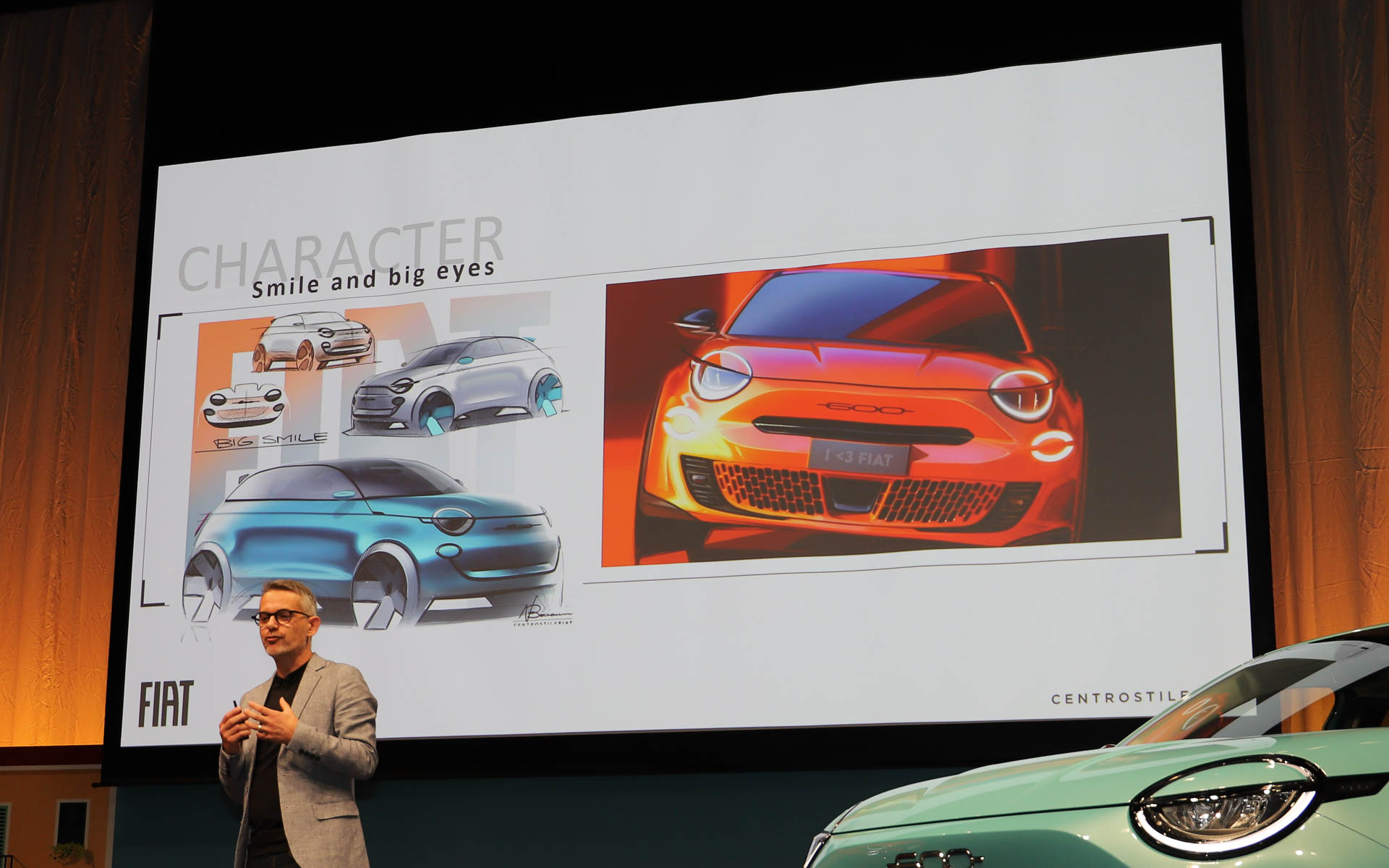 ルボワンヌ氏のプレゼンで紹介されたデザインスケッチ