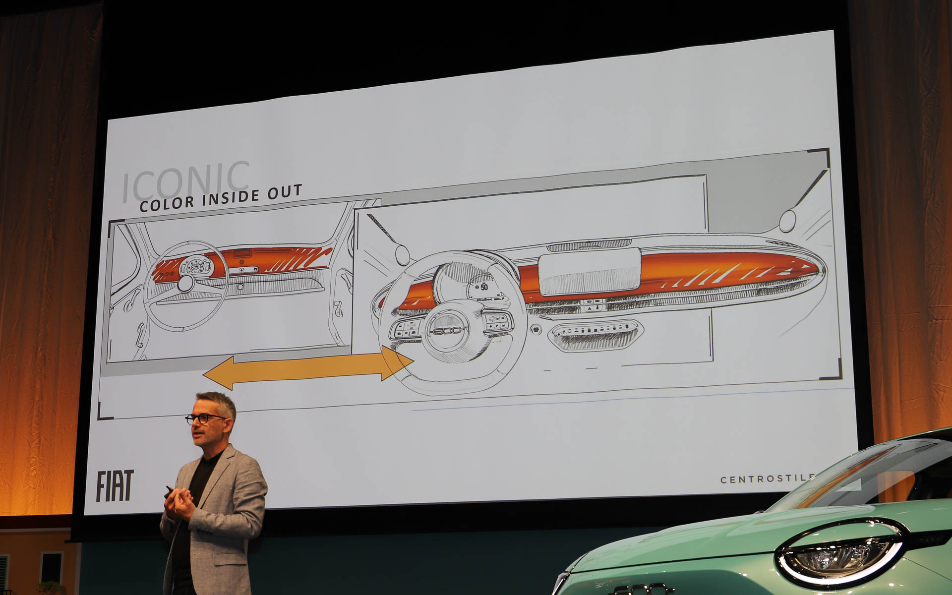 ルボワンヌ氏のプレゼンで紹介されたデザインスケッチ