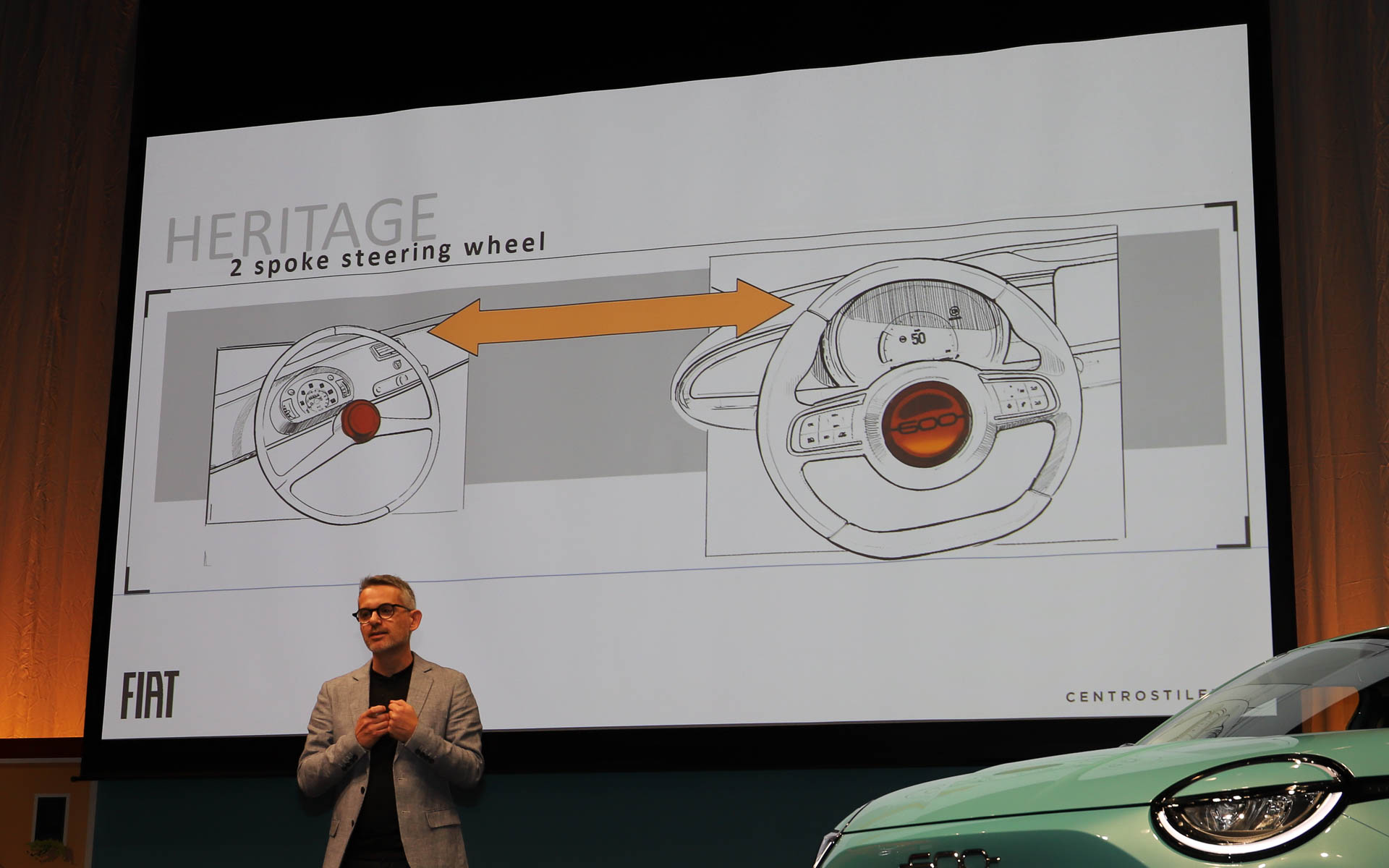 ルボワンヌ氏のプレゼンで紹介されたデザインスケッチ