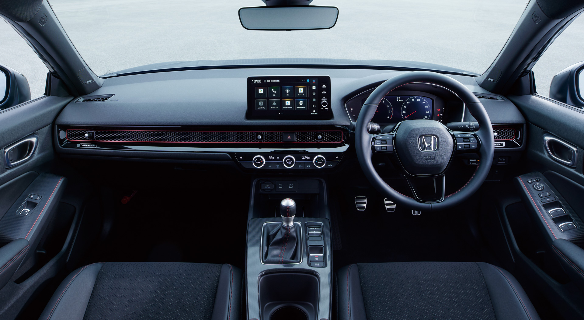 6速MTモデルのシビック「RS」