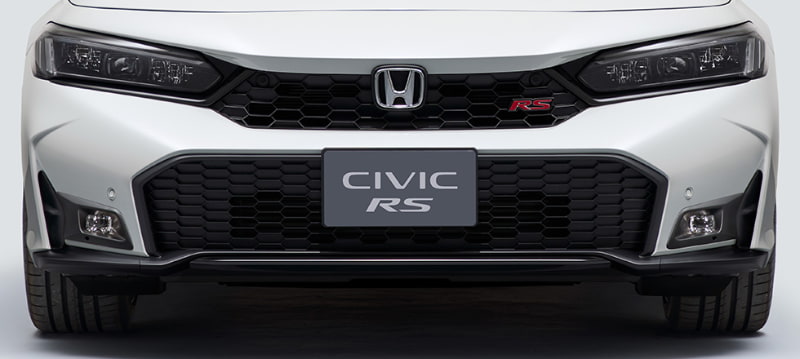 シビックRS フロントバンパーガーニッシュ ホンダアクセス、新型「シビック」用純正アクセサリー