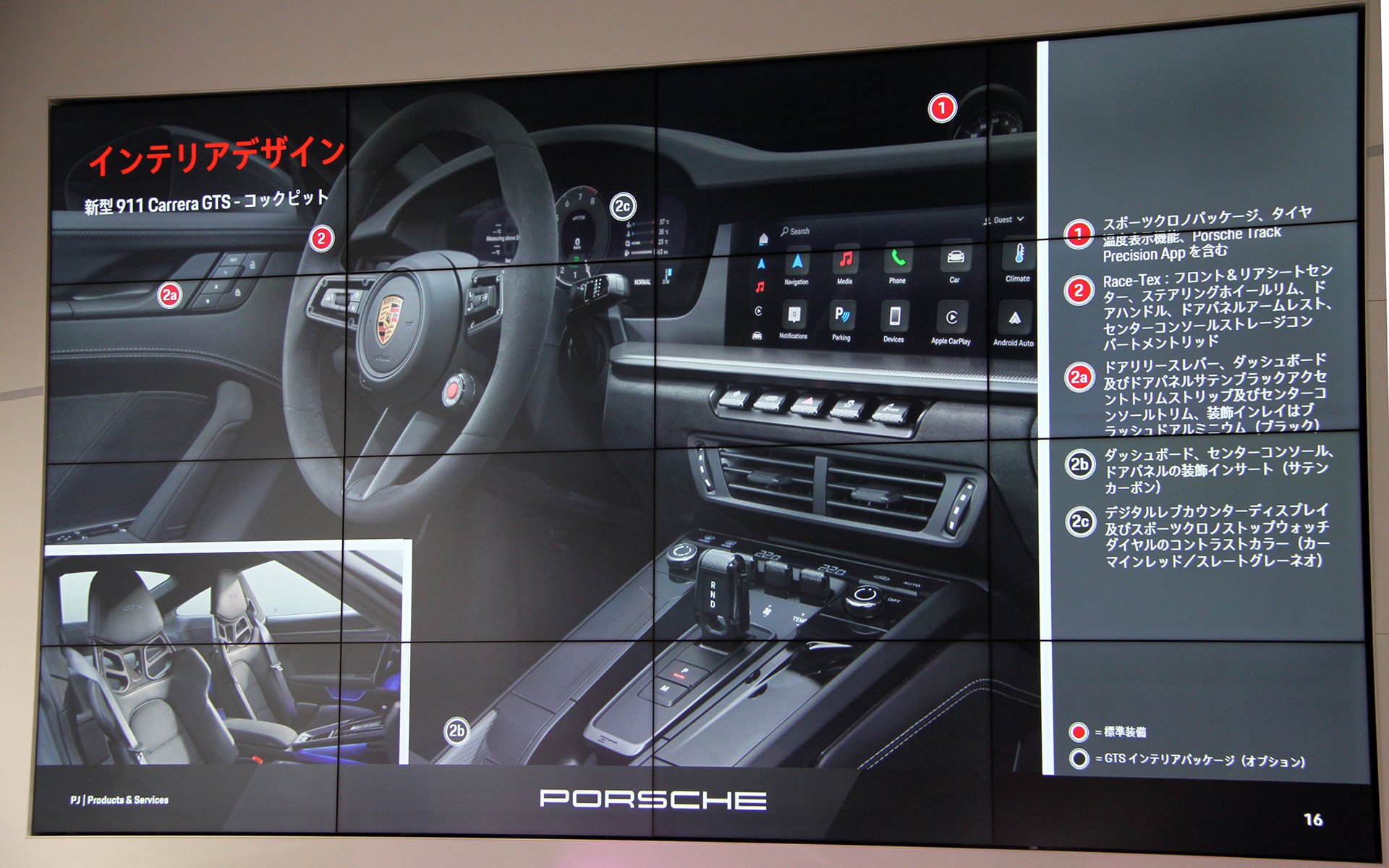 新型911カレラ GTSのコクピットまわり