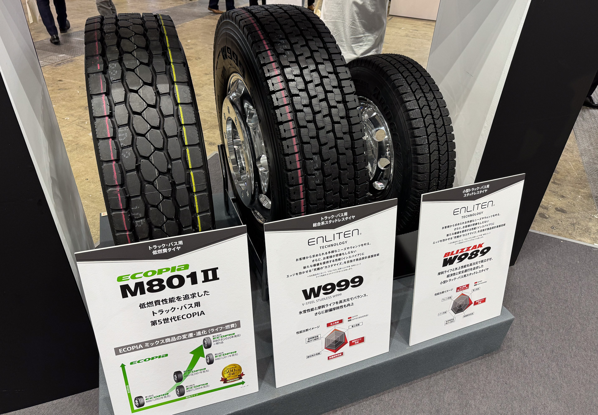 エンライトン採用トラック用タイヤ