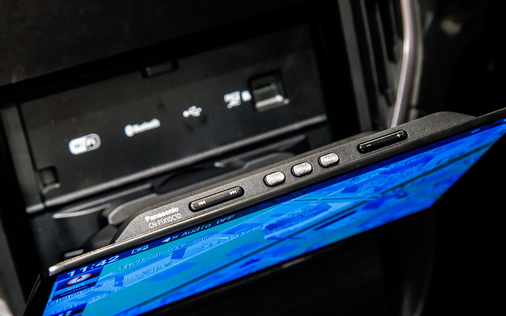 ディスプレイ上のハードキー