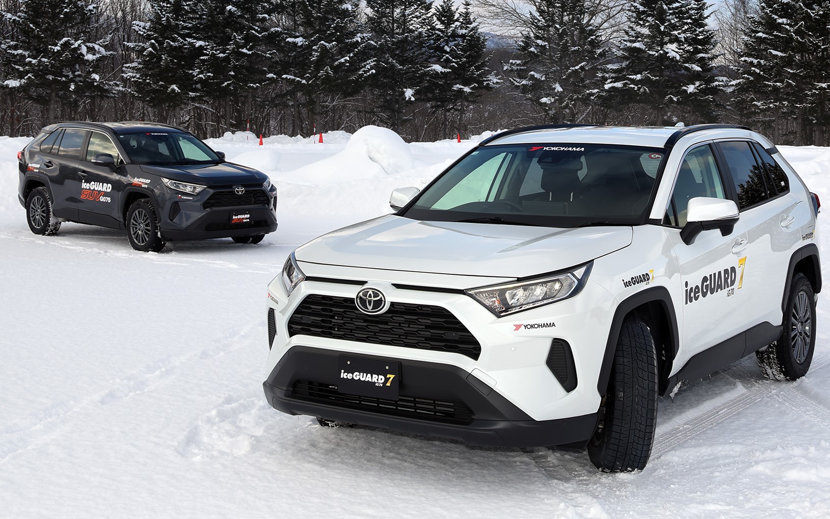 横浜ゴムのスタッドレスタイヤ「アイスガード7」と「アイスガードSUV」の違いを体感してきた