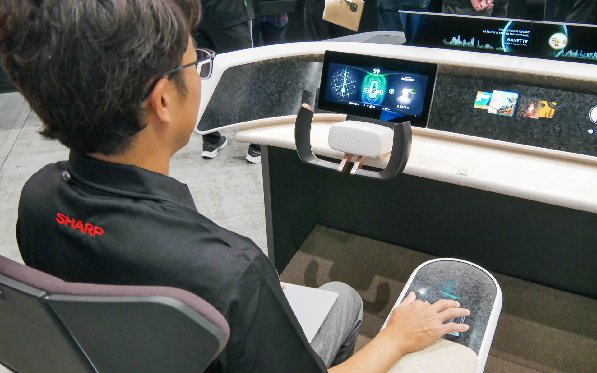 AIが搭乗者を認識して、リラックス空間を実現する