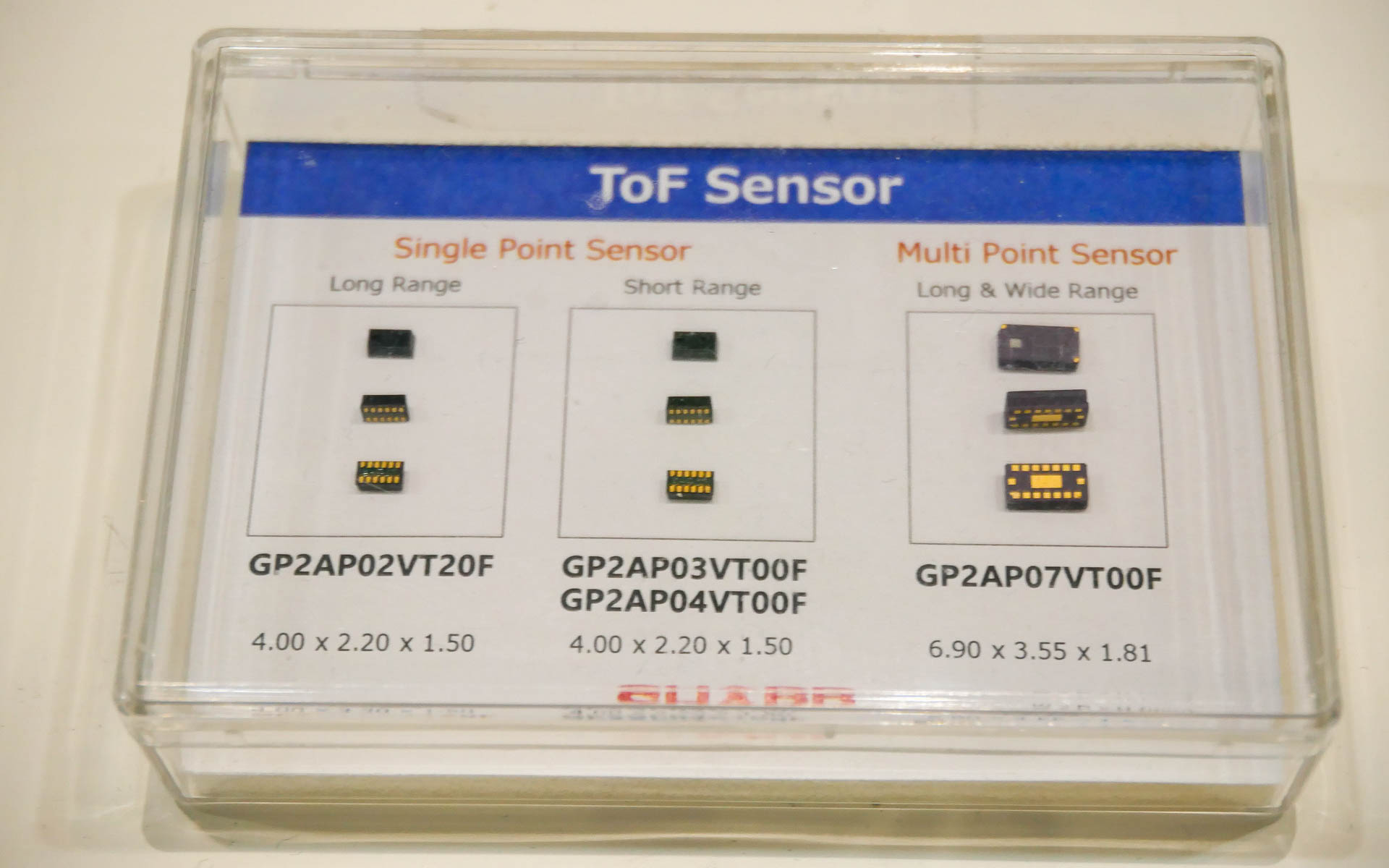 多点検知ToF型測距センサ