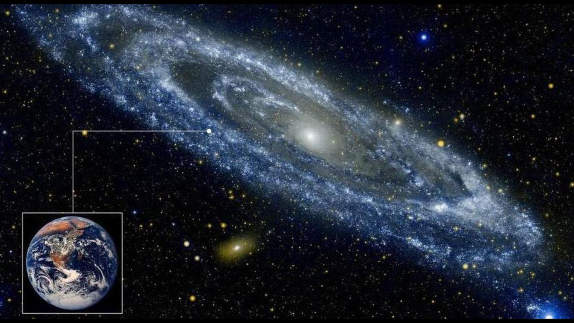 宇宙空間にある何十億もの惑星の中の一つにすぎない地球上の、何十億もの人々のうちの、たった一人