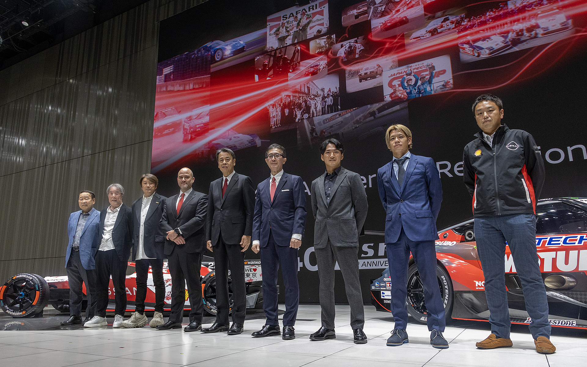 NISMOブランド40周年を記念する「NISMO 40周年記念レセプション」が日産グローバル本社ギャラリーで開催された