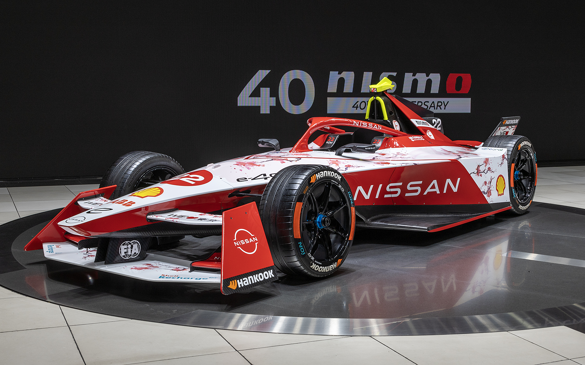 3月に開催された2024 TOKYO E-PRIXにて、有明の市街地コースも走った日産のフォーミュラe Gen3マシン 22号車