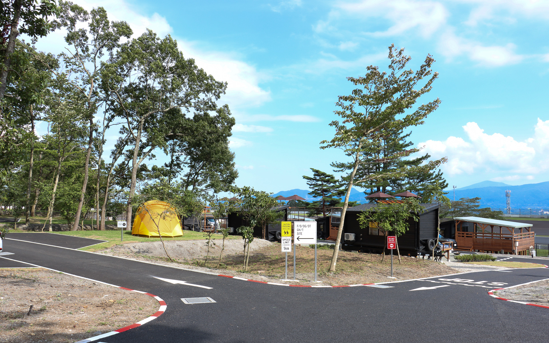 敷地内の樹木はすべて従来からここに立っていたものをそのまま利用している