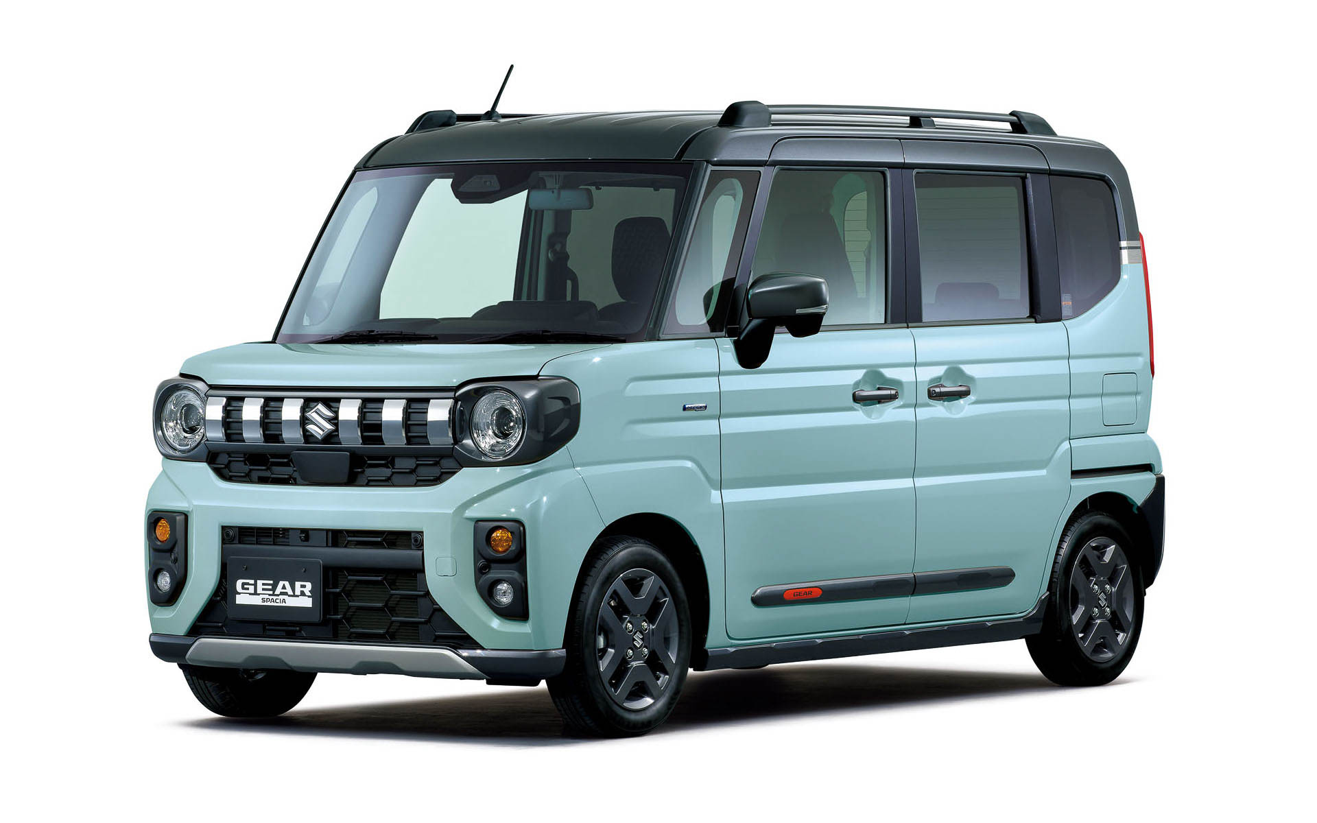 オフブルーメタリック ガンメタリック2トーンルーフ