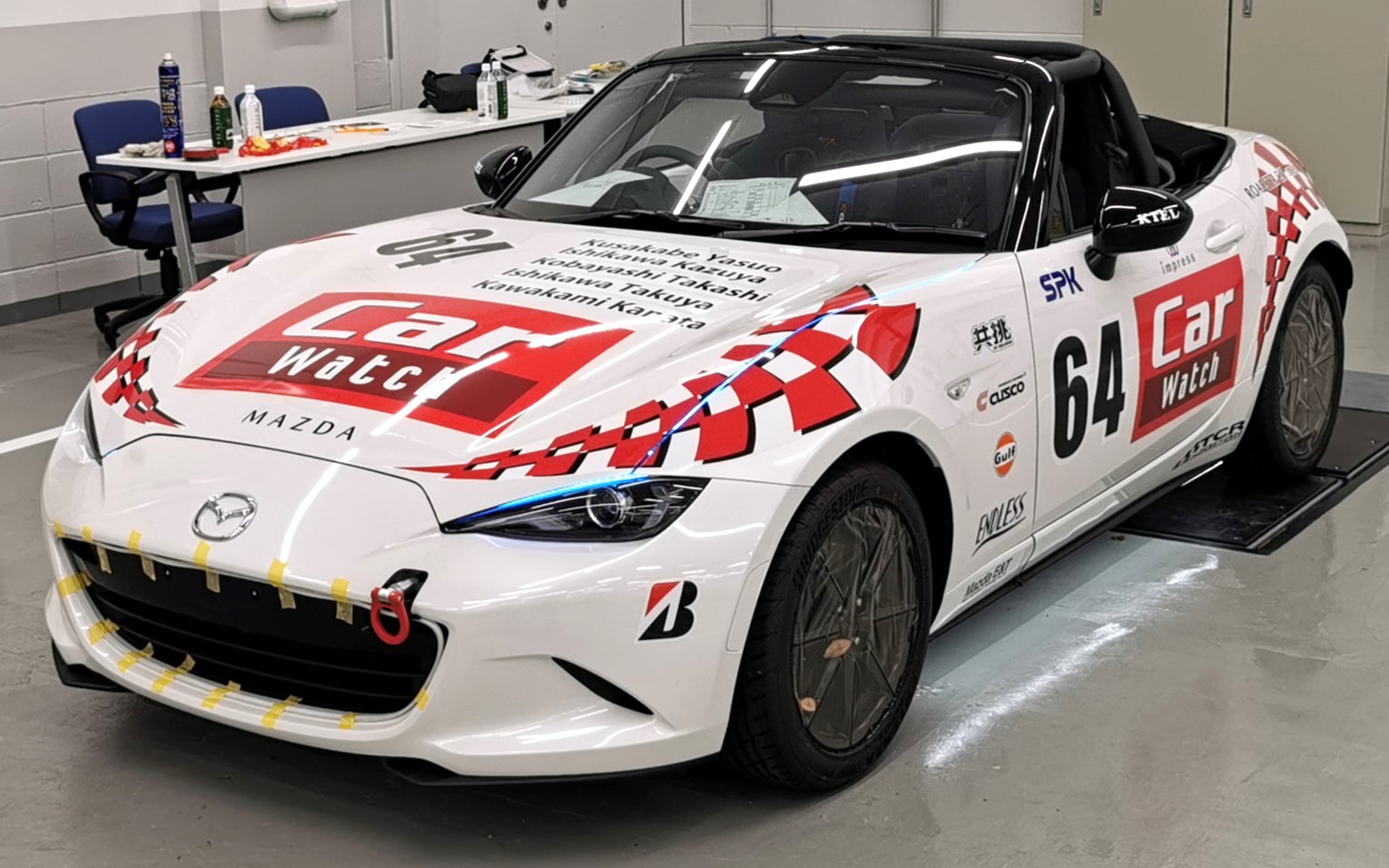 第35回メディア対抗ロードスター4時間耐久レースに参戦する新「Car Watchロードスター号」