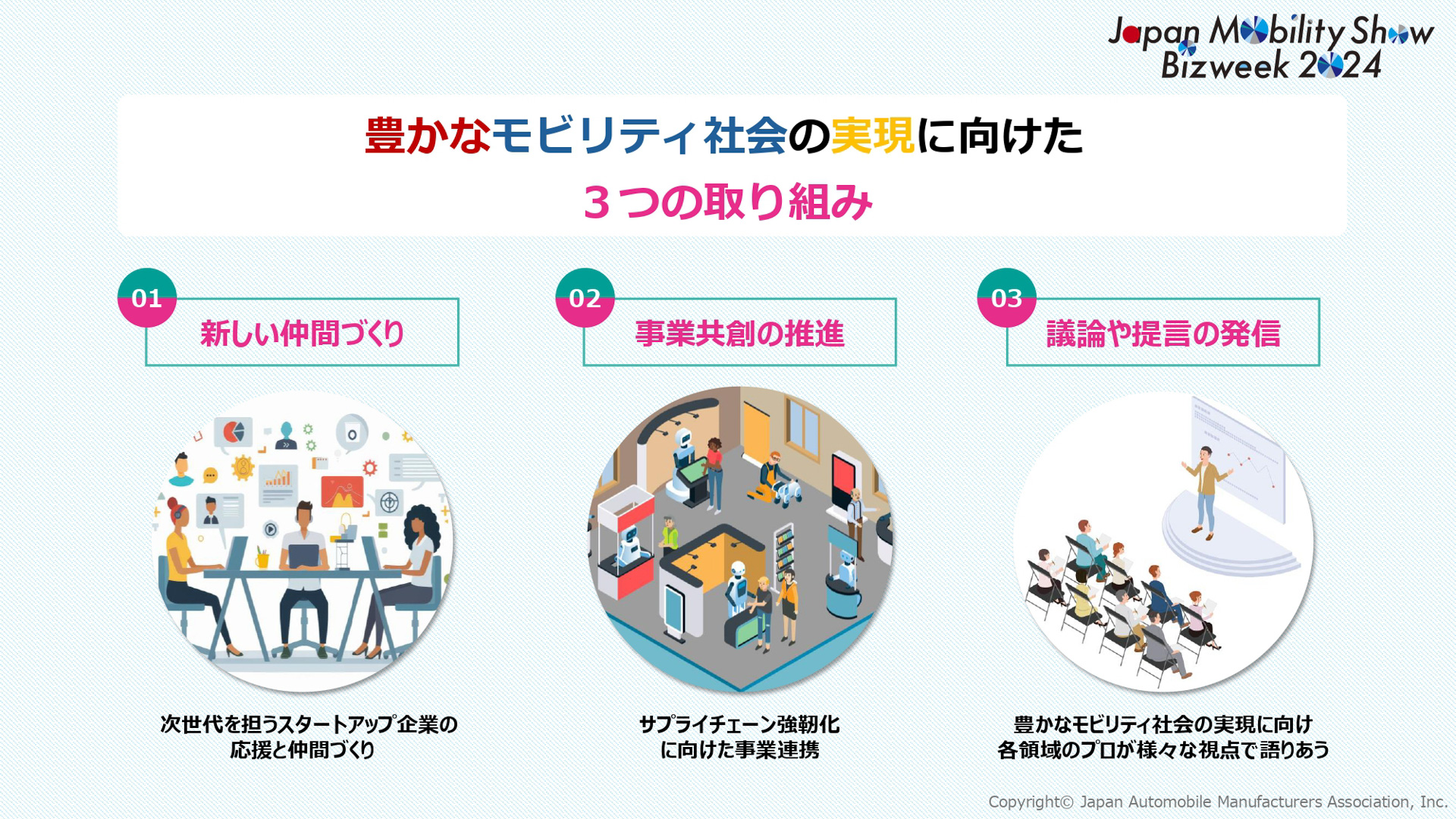 「共創プラットフォーム型イベント」へと進化した「JAPAN MOBILITY SHOW」